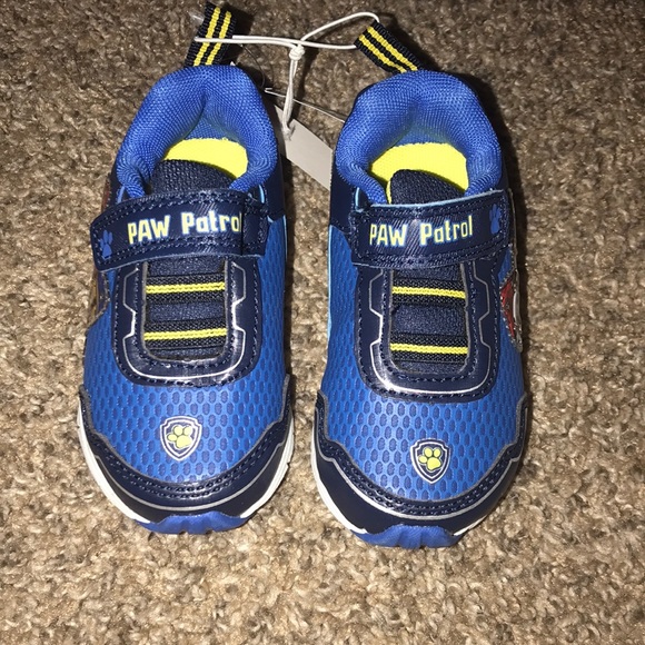 Paw Patrol Other - NWT Paw Patrol Blue and White Velcro Sneakers